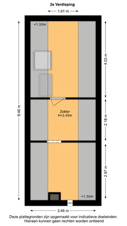 Floorplan - Hoornsekade 46, 2635 HB Den Hoorn